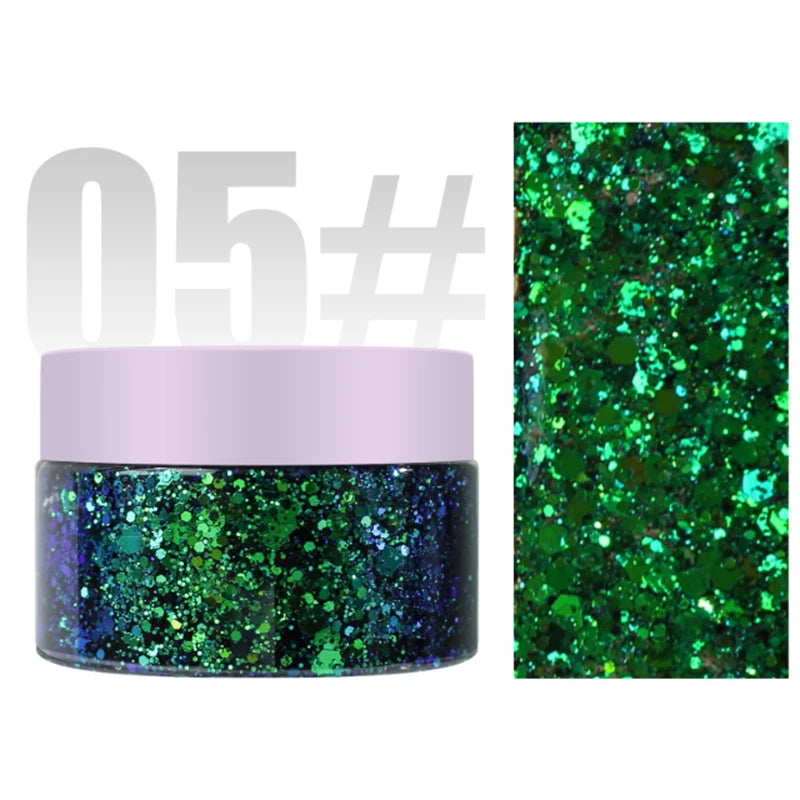 Chameleon Glitter eyeshadow Gel Face body Lip Hair Glitter show stage