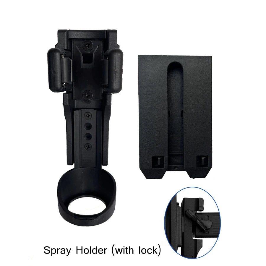 Tactical Pepper Spray Holster Polymer Duty OC Spray Holder 360 Rotating Quick Draw Pepper Pouch for MK4 Pepper Spray
