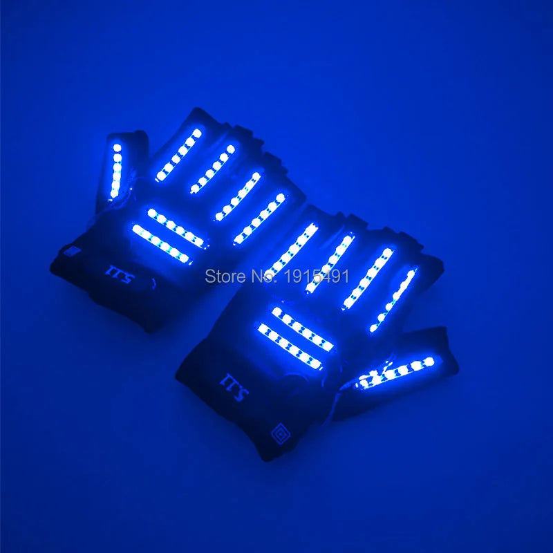 LED glow Cap gloves and LED sunglasses with Flashing function glow props good for Nightclub, ball show, bar show