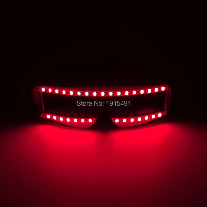 LED glow Cap gloves and LED sunglasses with Flashing function glow props good for Nightclub, ball show, bar show