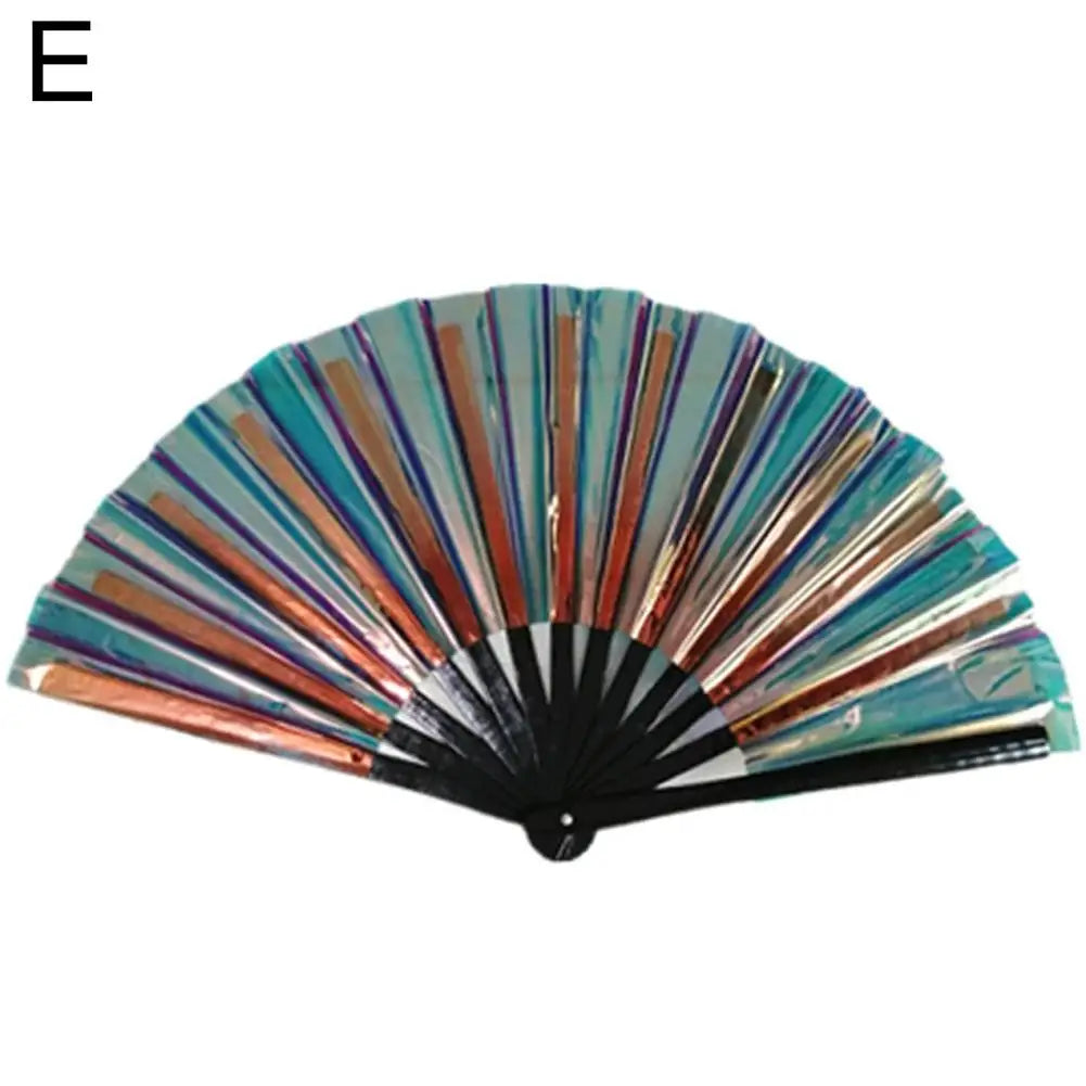 Large Rave Folding Hand Clacking Fan Foldable Big Chinese Tai Chi Kung Fu Popping Fans For Line Dancing Fan 