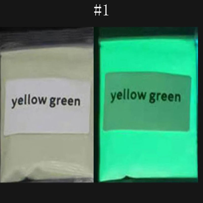 10g/Bag Halloween Ultra-Bright Nail Luminous Sequins Blue/Green/Glow Nail Powder 4-Cols Face/Body/Eye shadow Party Glitter Flake