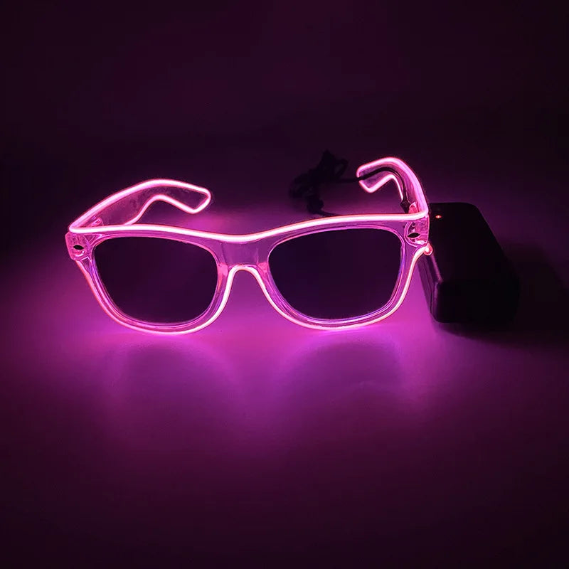 NEW Led Glasses Lights Rave Parties Glowing Glasses with Led Light Up Glasses Led Sunglasses Wedding Party Accessories SG05