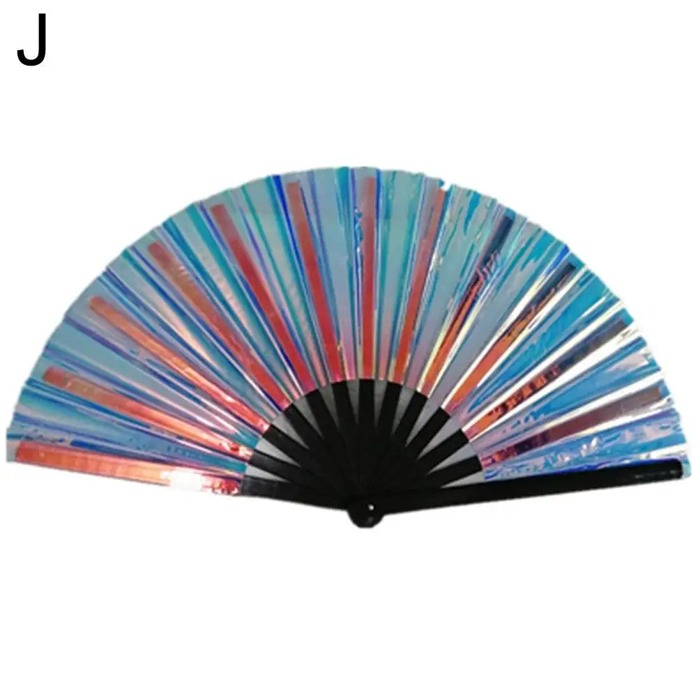 Large Rave Folding Hand Clacking Fan Foldable Big Chinese Tai Chi Kung Fu Popping Fans For Line Dancing Fan 