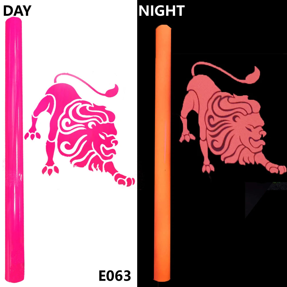 Free Shipping 1 Sheet 30cmx20cm Luminous Heat Transfer Vinyl Glow In Dark Noctilucent Heat Press Machine Tshirt Iron On HTV