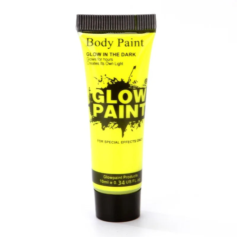 Neon Glow Lipstick Blacklight Lipstick Face Body Paint Glow in the Dark UV Reactive Clubbing Makeup Black light Party Supplies