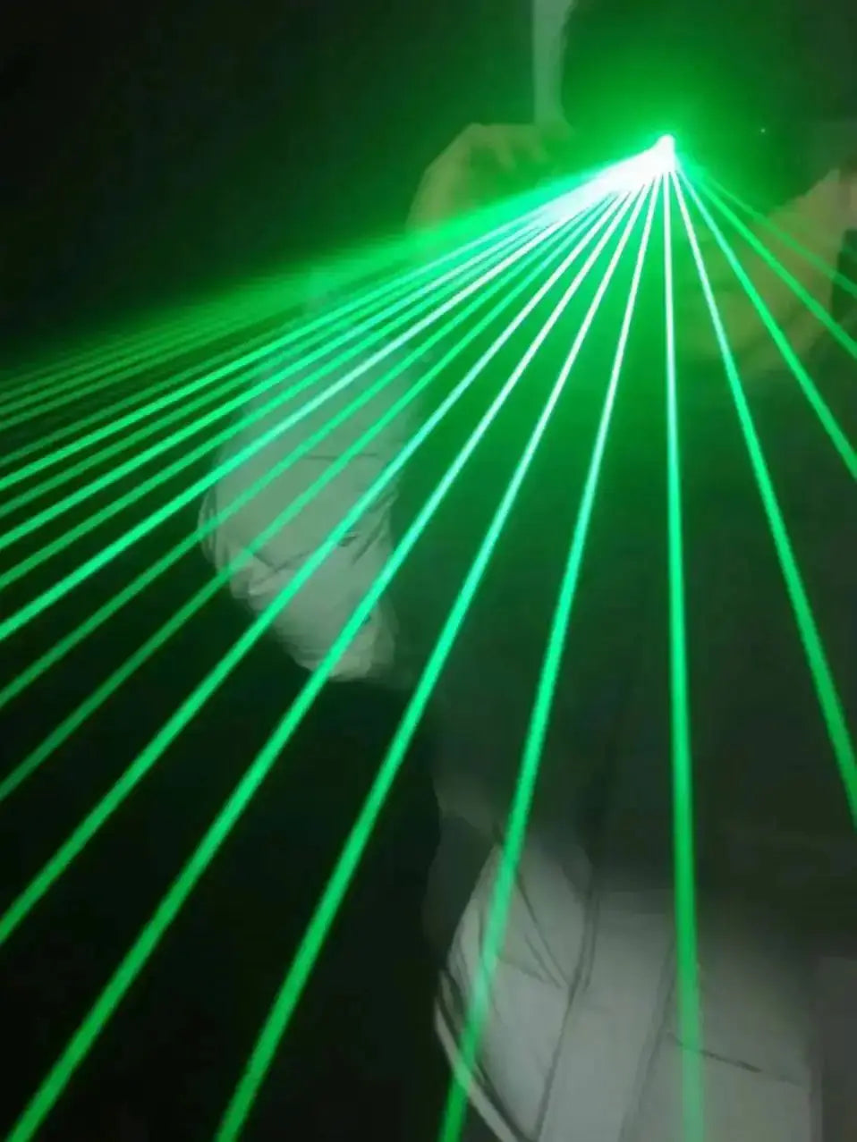 RGB laser 40 light beam stage laser glasses Red Green Blue Bar nightclub DJ performing glow-in-the-dark glasses atmosphere props