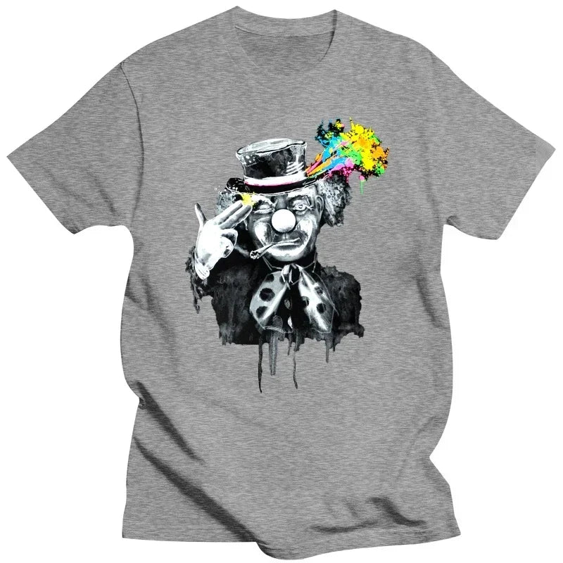 Mens New Clothing Summer Cotton Free mind - psychedelic shirt rave tee Glowing Dark UV black light psy EDM