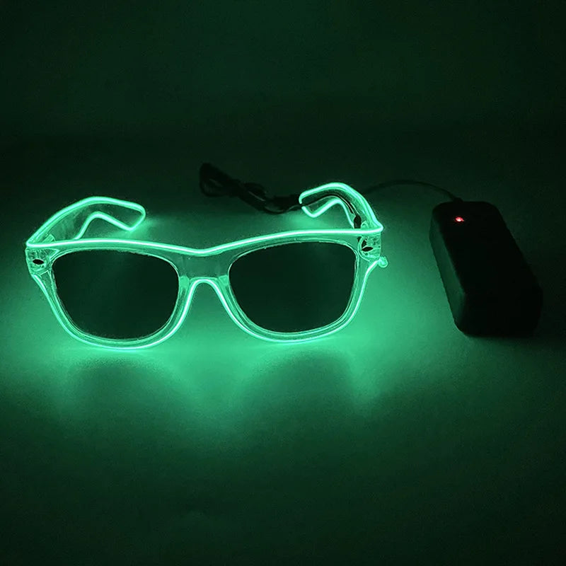 NEW Led Glasses Lights Rave Parties Glowing Glasses with Led Light Up Glasses Led Sunglasses Wedding Party Accessories SG05