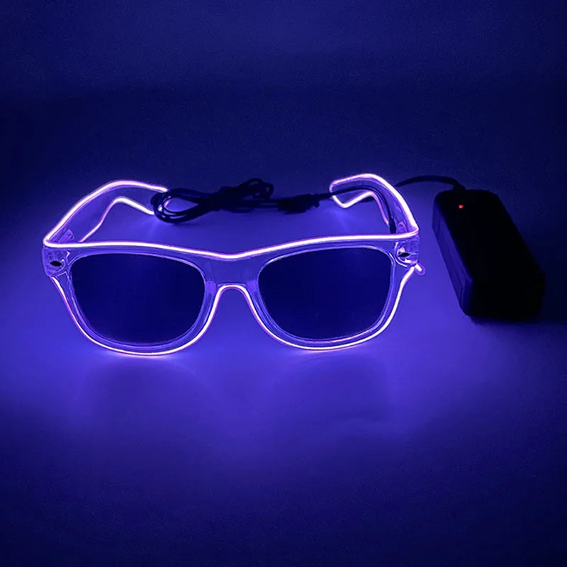 NEW Led Glasses Lights Rave Parties Glowing Glasses with Led Light Up Glasses Led Sunglasses Wedding Party Accessories SG05