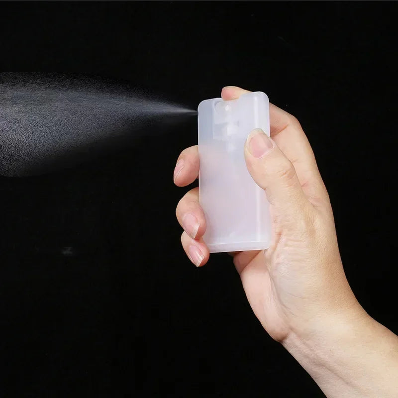 20ml Portable Alcohol Bottles Refillable Bottletravel Press Card Spray Bottle Hand Sanitizer Perfume Sub-bottling Skin Care Tool