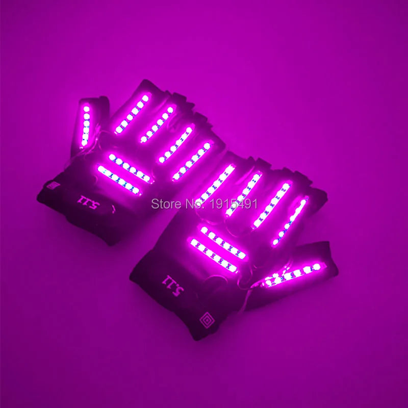 LED glow Cap gloves and LED sunglasses with Flashing function glow props good for Nightclub, ball show, bar show