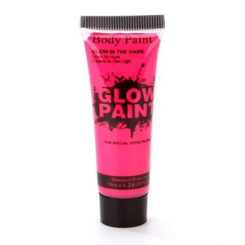 Neon Glow Lipstick Blacklight Lipstick Face Body Paint Glow in the Dark UV Reactive Clubbing Makeup Black light Party Supplies