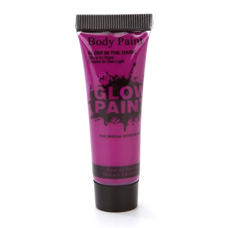 Neon Glow Lipstick Blacklight Lipstick Face Body Paint Glow in the Dark UV Reactive Clubbing Makeup Black light Party Supplies