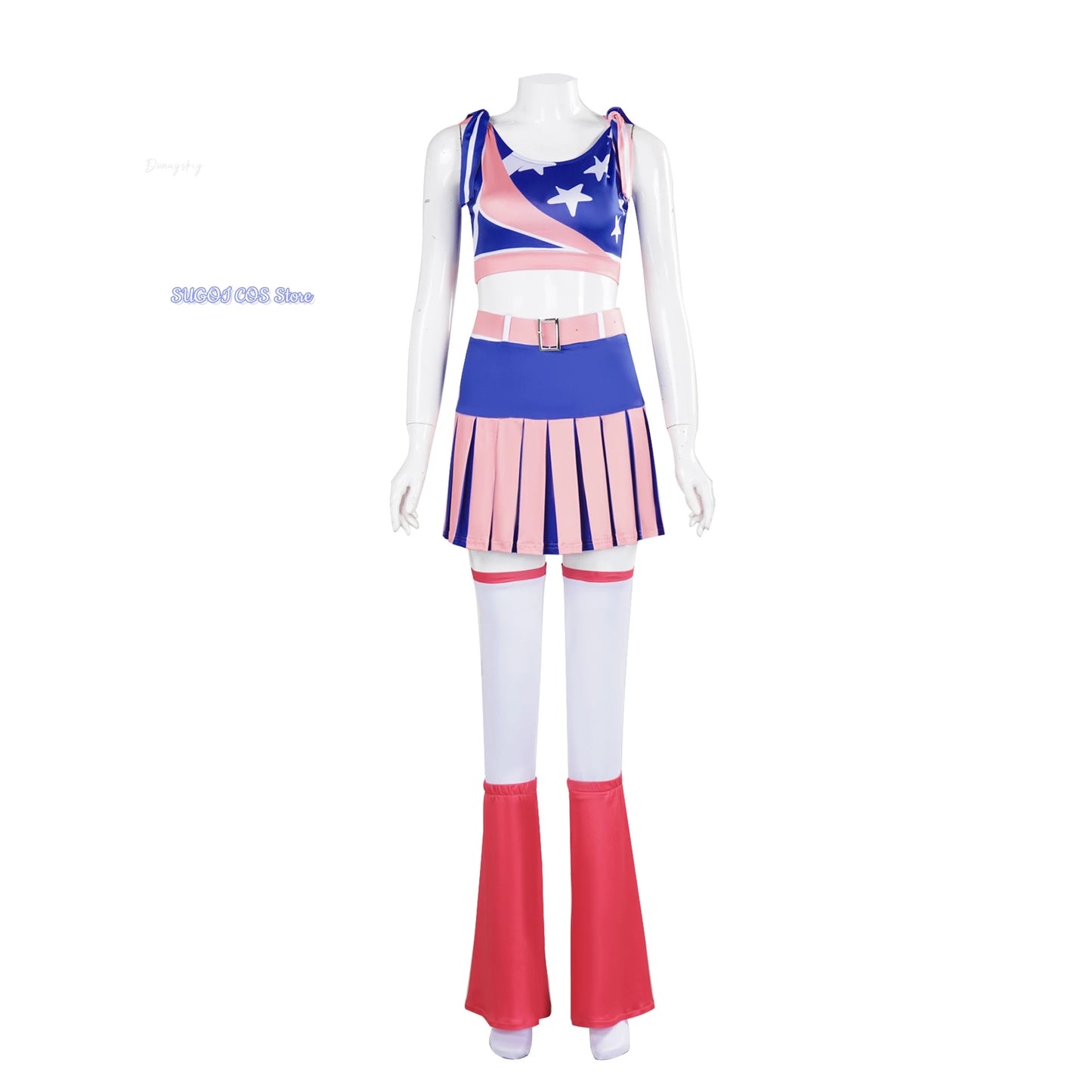 Lollipop Chainsaw Halloween Cosplay Costume Women Cheerleaders Sexy Dresses Outfit Suit XS-3XL Anime Carnival Uniforms Role-play