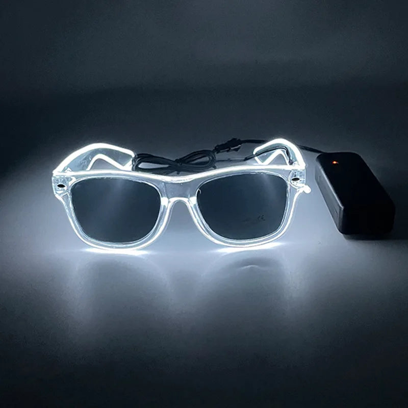 NEW Led Glasses Lights Rave Parties Glowing Glasses with Led Light Up Glasses Led Sunglasses Wedding Party Accessories SG05