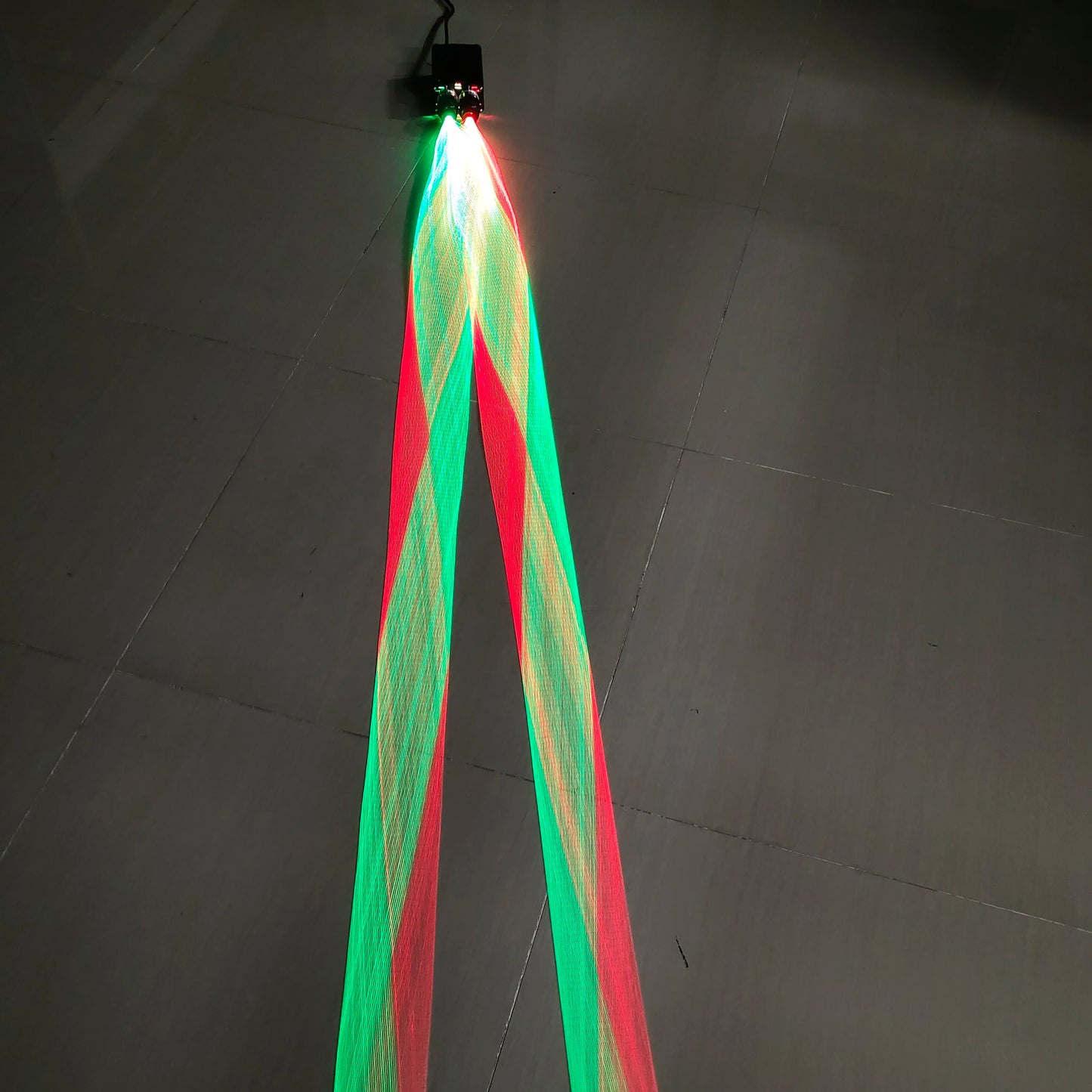LED Fiber Optic Mesh Lights for Ceiling Trees Crafts Home Optical Fibre Fabric Light Up Halloween Christmas EDM Party Festivals
