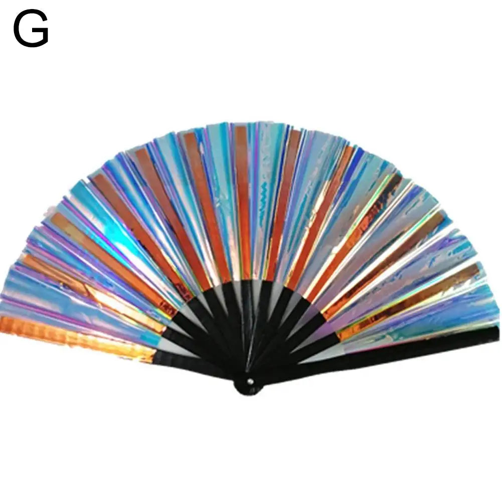 Large Rave Folding Hand Clacking Fan Foldable Big Chinese Tai Chi Kung Fu Popping Fans For Line Dancing Fan 