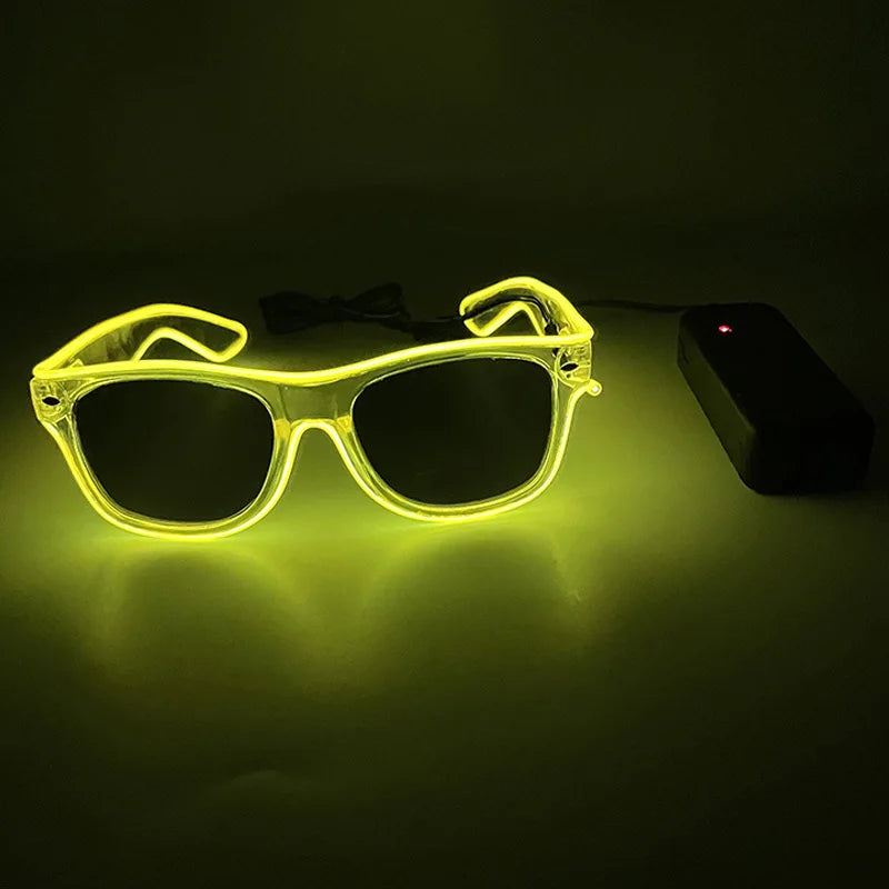 NEW Led Glasses Lights Rave Parties Glowing Glasses with Led Light Up Glasses Led Sunglasses Wedding Party Accessories SG05