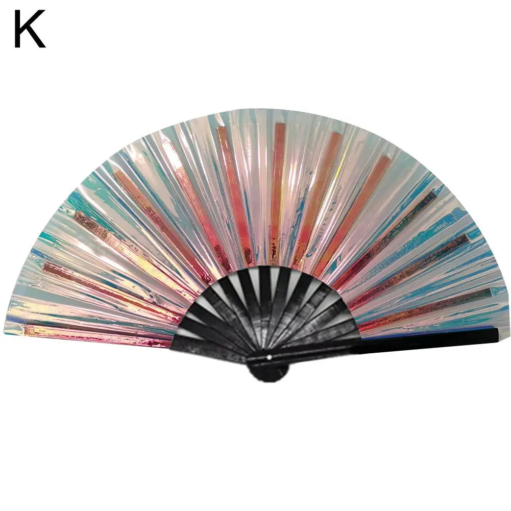 Large Rave Folding Hand Clacking Fan Foldable Big Chinese Tai Chi Kung Fu Popping Fans For Line Dancing Fan 