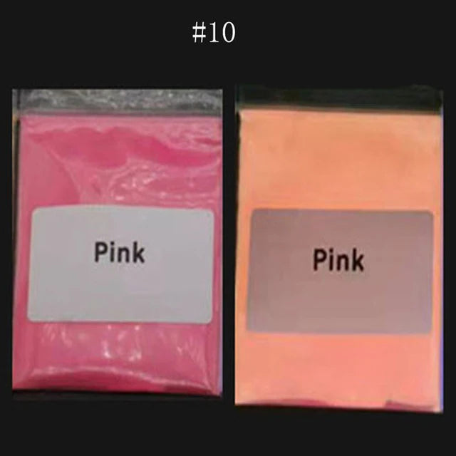 10g/Bag Halloween Ultra-Bright Nail Luminous Sequins Blue/Green/Glow Nail Powder 4-Cols Face/Body/Eye shadow Party Glitter Flake