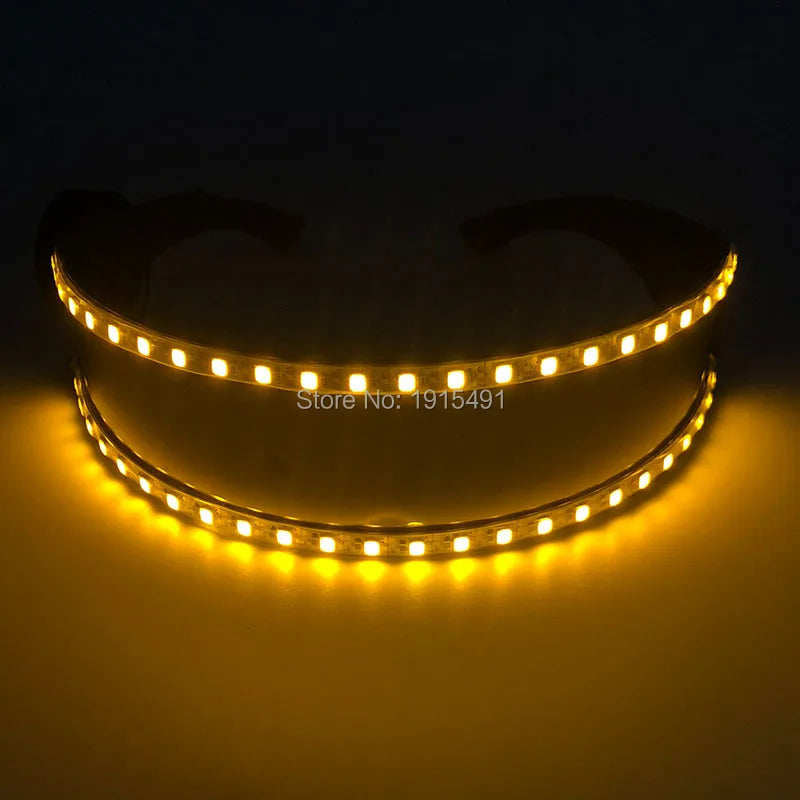 LED glow Cap gloves and LED sunglasses with Flashing function glow props good for Nightclub, ball show, bar show