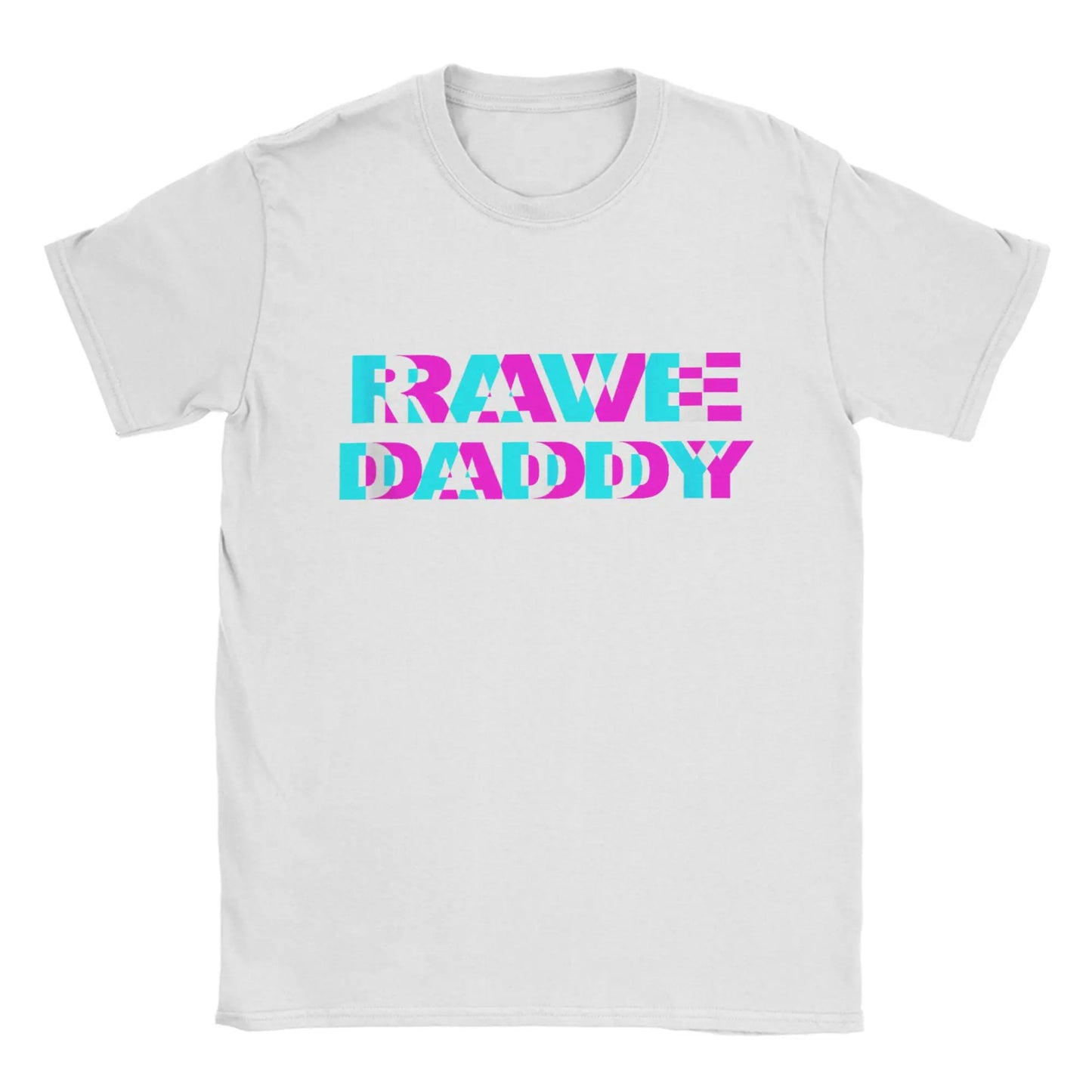 Casual Rave Daddy T-Shirts Men Round Collar 100% Cotton T Shirt Short Sleeve Tees 4XL 5XL 6XL Clothes