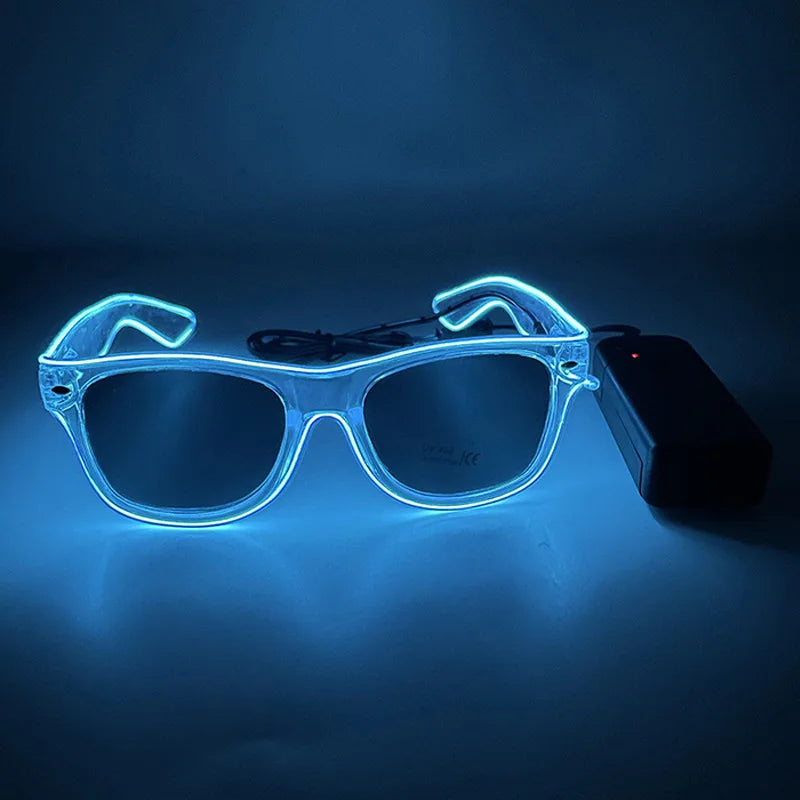 NEW Led Glasses Lights Rave Parties Glowing Glasses with Led Light Up Glasses Led Sunglasses Wedding Party Accessories SG05