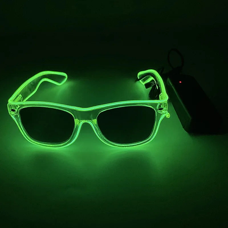 NEW Led Glasses Lights Rave Parties Glowing Glasses with Led Light Up Glasses Led Sunglasses Wedding Party Accessories SG05