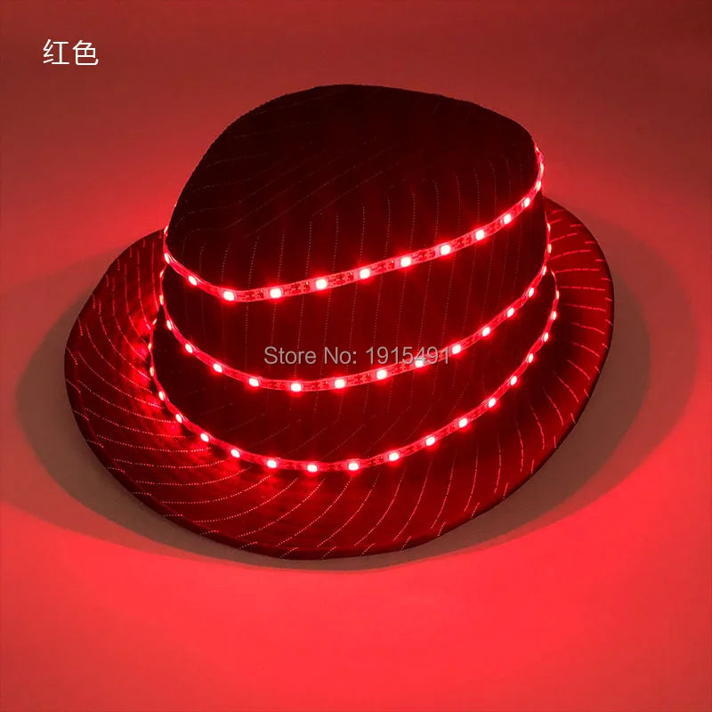 LED glow Cap gloves and LED sunglasses with Flashing function glow props good for Nightclub, ball show, bar show