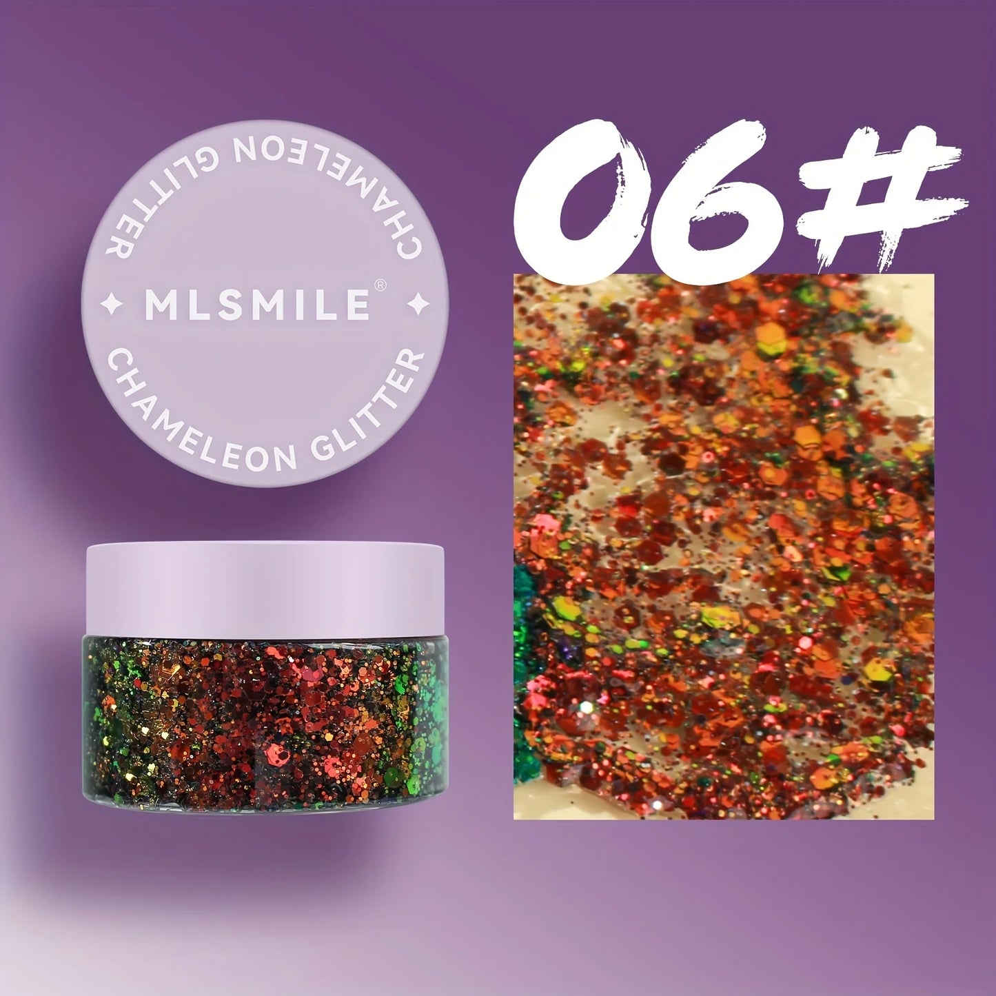 Chameleon Glitter eyeshadow Gel Face body Lip Hair Glitter show stage