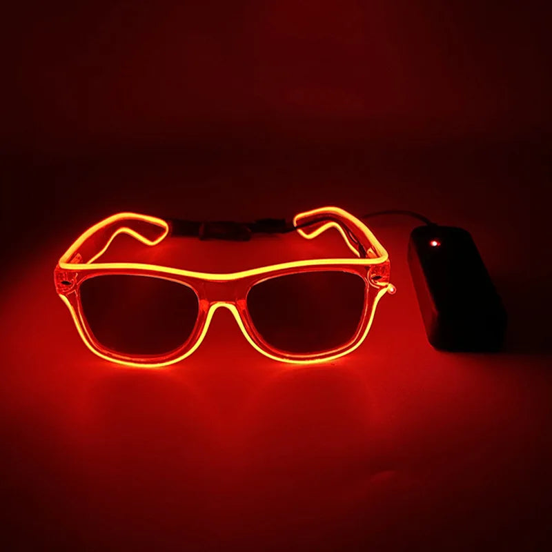 NEW Led Glasses Lights Rave Parties Glowing Glasses with Led Light Up Glasses Led Sunglasses Wedding Party Accessories SG05