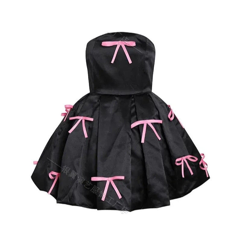 Rose Kpop Idol Clothes Women Birthday Dress Stage Performance Costume Concert Outfits Rave Wear Music Festival Clothing JL4532