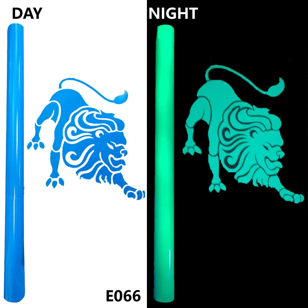 Free Shipping 1 Sheet 30cmx20cm Luminous Heat Transfer Vinyl Glow In Dark Noctilucent Heat Press Machine Tshirt Iron On HTV