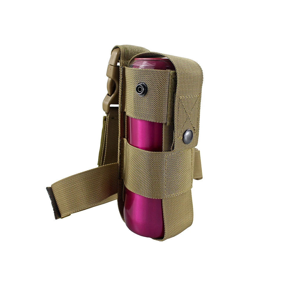 Tactical Drop Leg Pepper Spray Holder Fits MK9 Water Bottle Holster Adjustable Thigh Water Sleeve Bag Bottle Holder Open Top