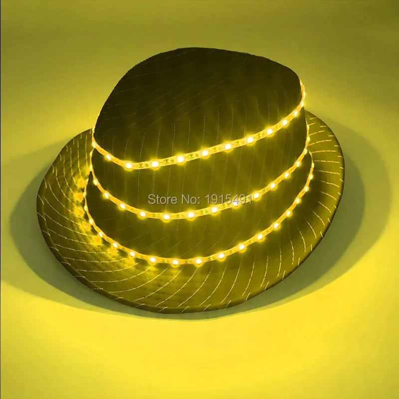 LED glow Cap gloves and LED sunglasses with Flashing function glow props good for Nightclub, ball show, bar show
