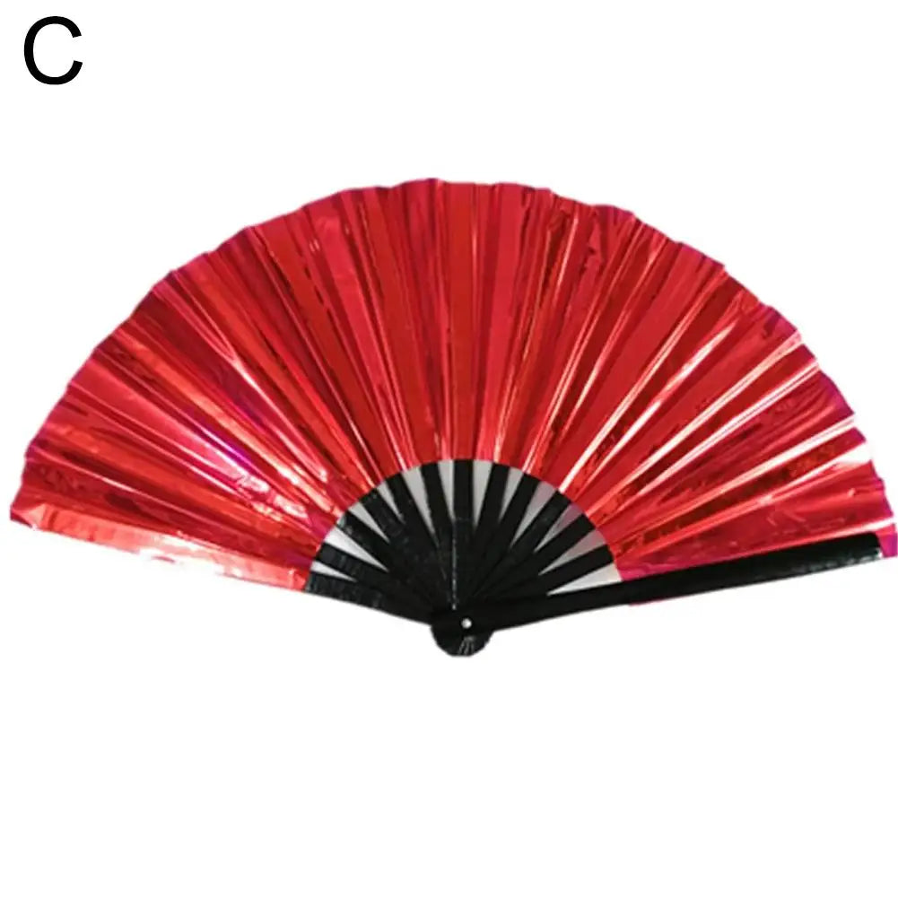 Large Rave Folding Hand Clacking Fan Foldable Big Chinese Tai Chi Kung Fu Popping Fans For Line Dancing Fan 