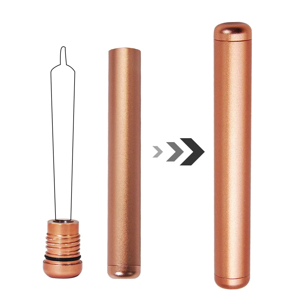 110MM Aluminum Airtight Container Pre-roll Travel Storage Tube Cone Holder Smell Odor Proof Waterproof Smoking Accessories