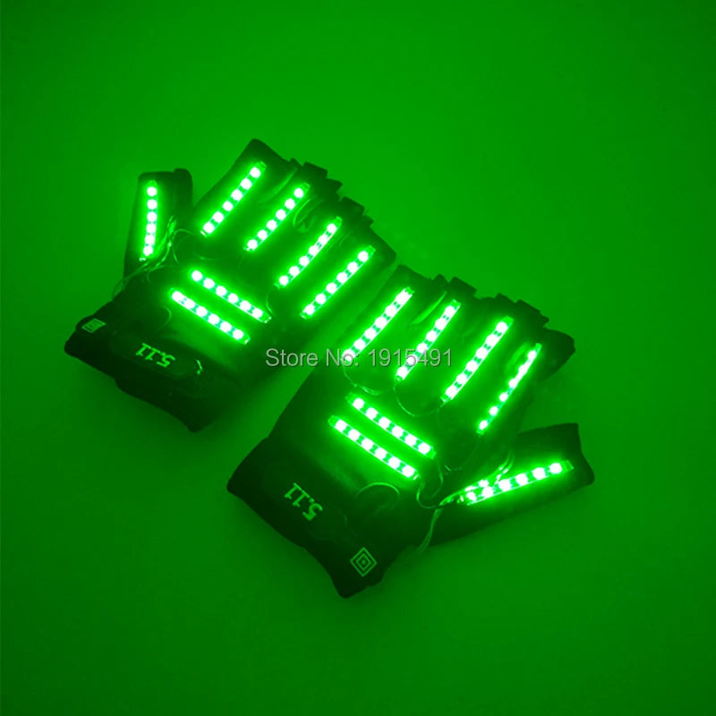 LED glow Cap gloves and LED sunglasses with Flashing function glow props good for Nightclub, ball show, bar show