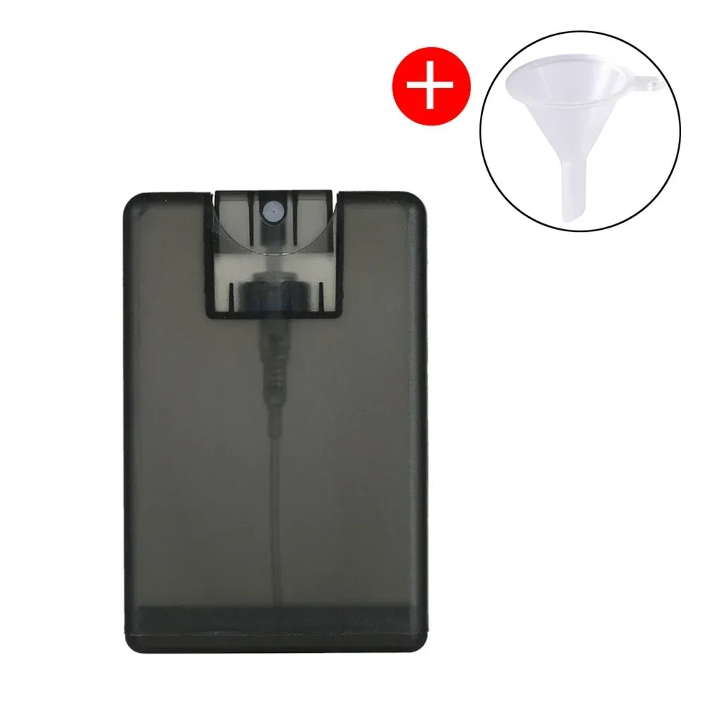 20ml Portable Alcohol Bottles Refillable Bottletravel Press Card Spray Bottle Hand Sanitizer Perfume Sub-bottling Skin Care Tool