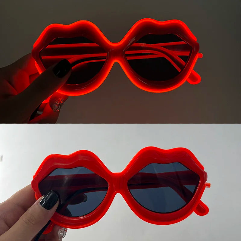LED Just Married Glasses Wedding Bride To Be Surprise Gift Couple Glasses Souvenirs Glowing Heart Glasses Married Sunglasses