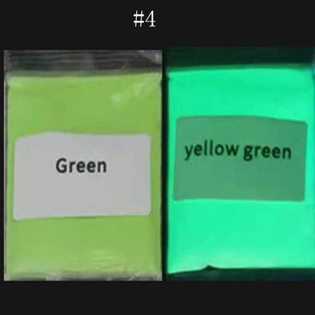 10g/Bag Halloween Ultra-Bright Nail Luminous Sequins Blue/Green/Glow Nail Powder 4-Cols Face/Body/Eye shadow Party Glitter Flake