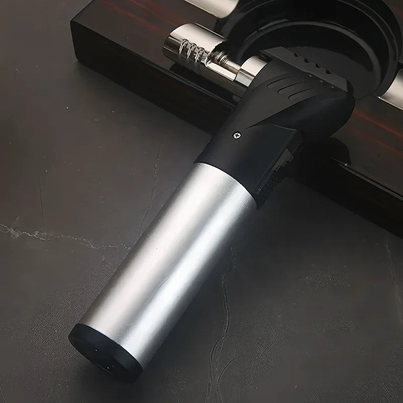 HONEST Windproof Spray Gun Metal Torch Gas Lighter for Cigar Kitchen Cooking Welding Smoke Cigarette Accessories High Firepower
