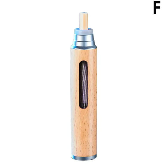 Dust-free Smoking Car Ashtray Wooden Car Portable Smoke Mobile Portable Walnut Cigarette Accessories Mini Cigar Filter Asht K8N2