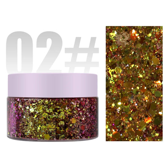 Chameleon Glitter eyeshadow Gel Face body Lip Hair Glitter show stage
