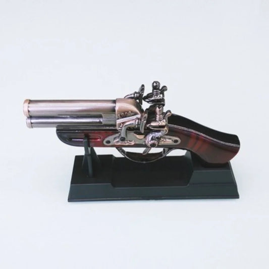 New Gun Cigar Igniter Pistol Model Lighter Windproof Open Flame All Metal Cool Red Fire Cigarette Lighters & Smoking Accessories