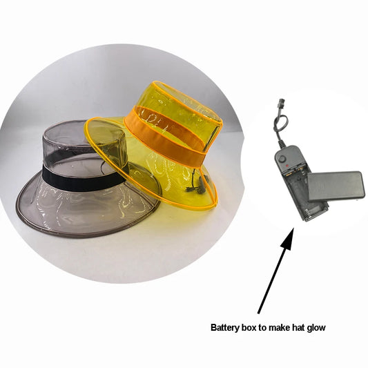 LED Fishermen Caps Outing Beach Concert NightClub Rave Fashion Accessories Girlfriend Gifts Luminous Leisure Bucket Hats