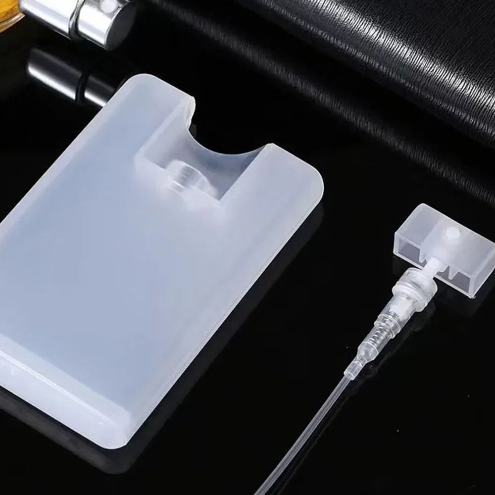 20ml Portable Alcohol Bottles Refillable Bottletravel Press Card Spray Bottle Hand Sanitizer Perfume Sub-bottling Skin Care Tool