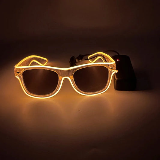 NEW Led Glasses Lights Rave Parties Glowing Glasses with Led Light Up Glasses Led Sunglasses Wedding Party Accessories SG05