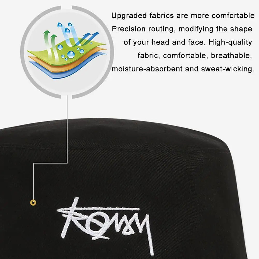 Reversible Hat Big Head Size Autumn Bucket Hat Men Korean Casual Street Panama Hat Hiphop Golf Fisherman Hat Caps for Women